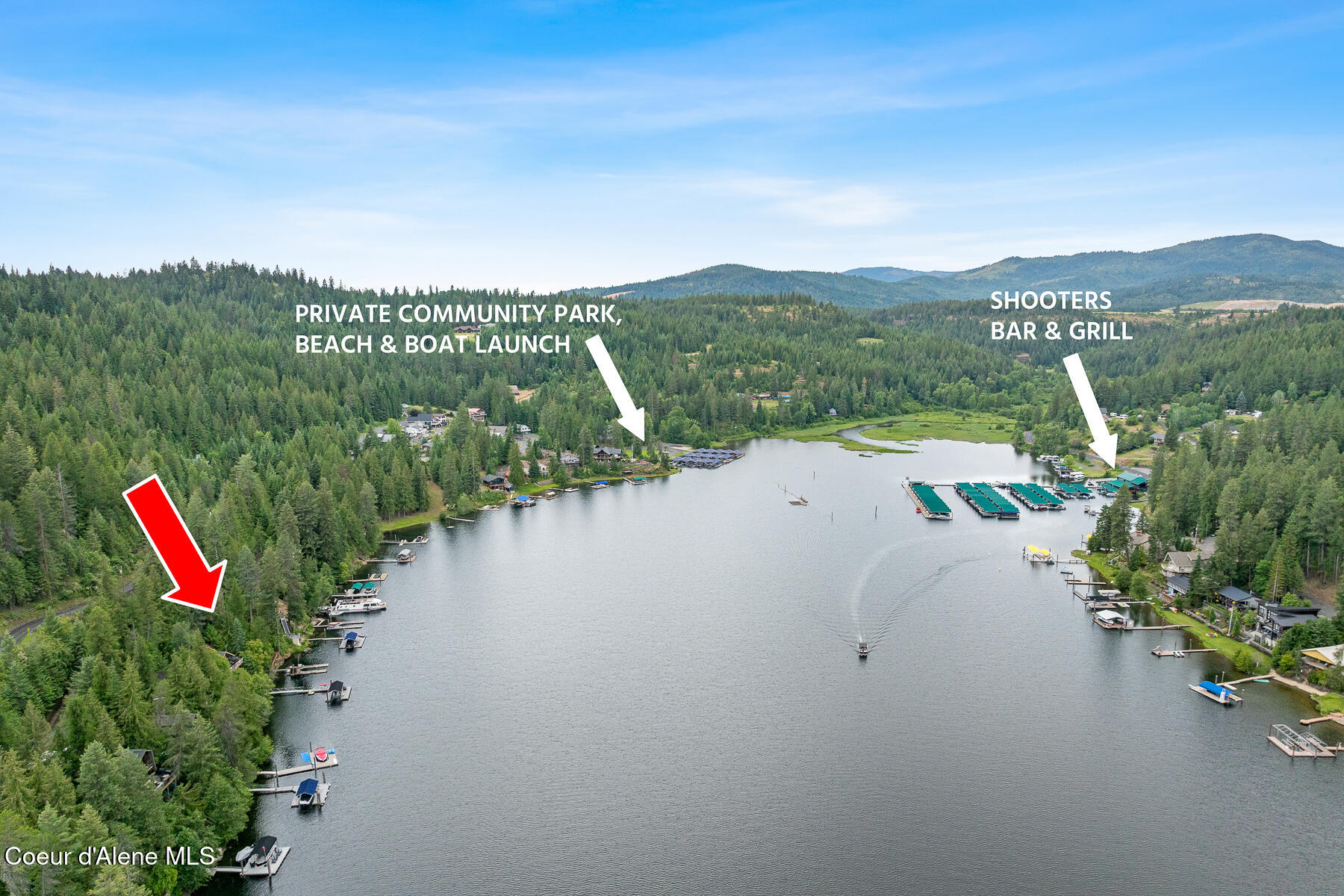 8247 West Shorecrest Road Coeur D'Alene, ID 83814 - Photo 41 of 54 HOUSE TO MARINA