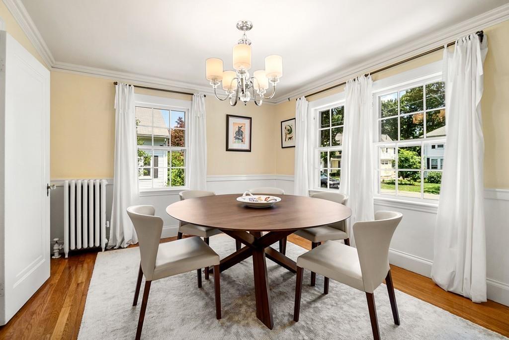 20 Cavanagh Road Wellesley, MA 02481 - Photo 6 of 28 a view of a dining room with furniture window and wooden floor