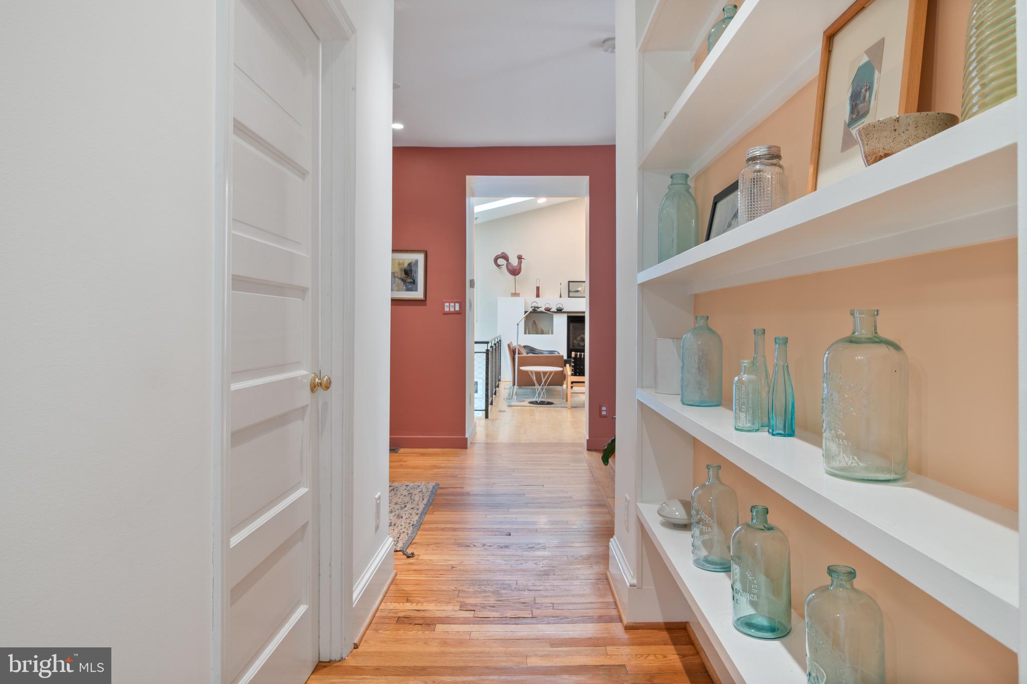 120 West Maple Street Alexandria, VA 22301 - Photo 32 of 100 a view of a hallway with wooden floor and staircase