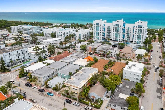 a view of city and ocean