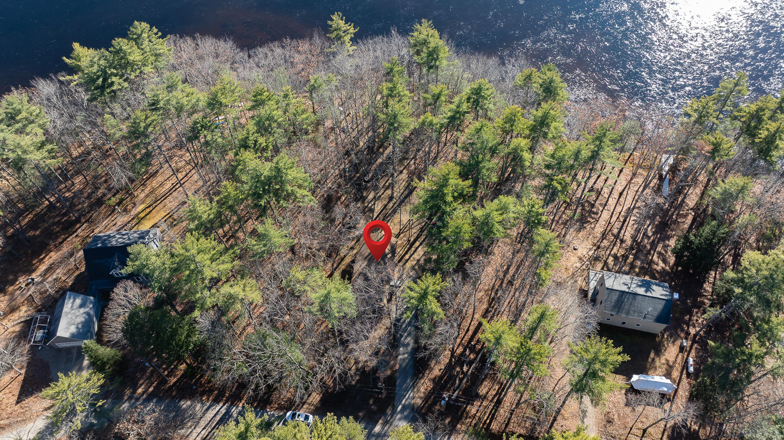 157 Silver Lane Limerick, ME 04048 - Photo 28 of 29 Aerial directly above Silver