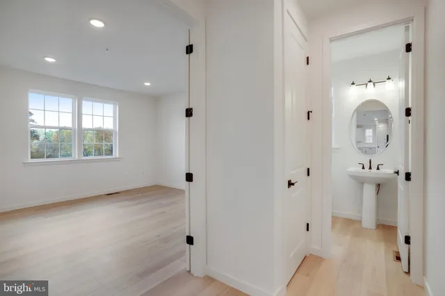a view of a refrigerator in kitchen
