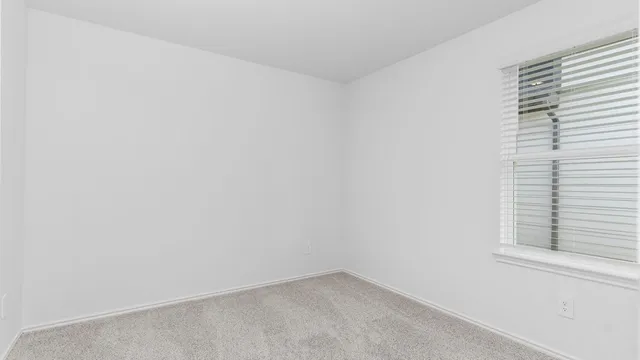 a view of a small space with window