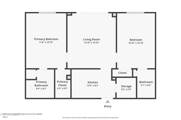 $54,900 | 10330 West Thunderbird Boulevard, Unit C119, Sun City, AZ 85351