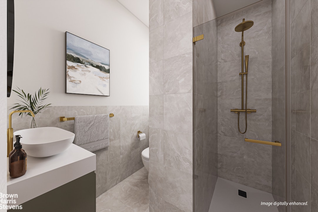 640 West End Avenue, Unit 12C Manhattan, NY 10024 - Photo 10 of 17 a bathroom with a sink toilet and shower