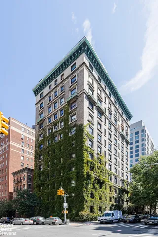 a front view of a building