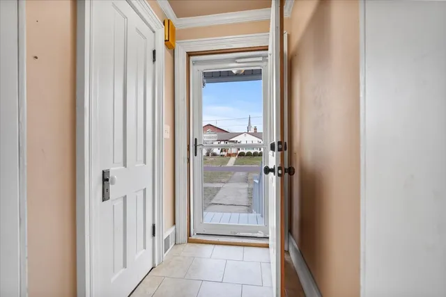 a view of a front door