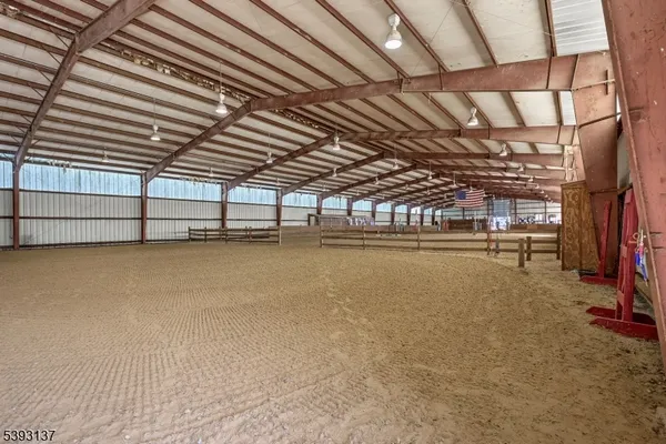 a view of a hallway with staircase