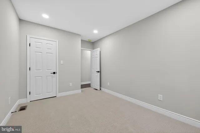 a view of an empty room