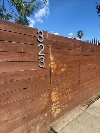 a view of a door and a window