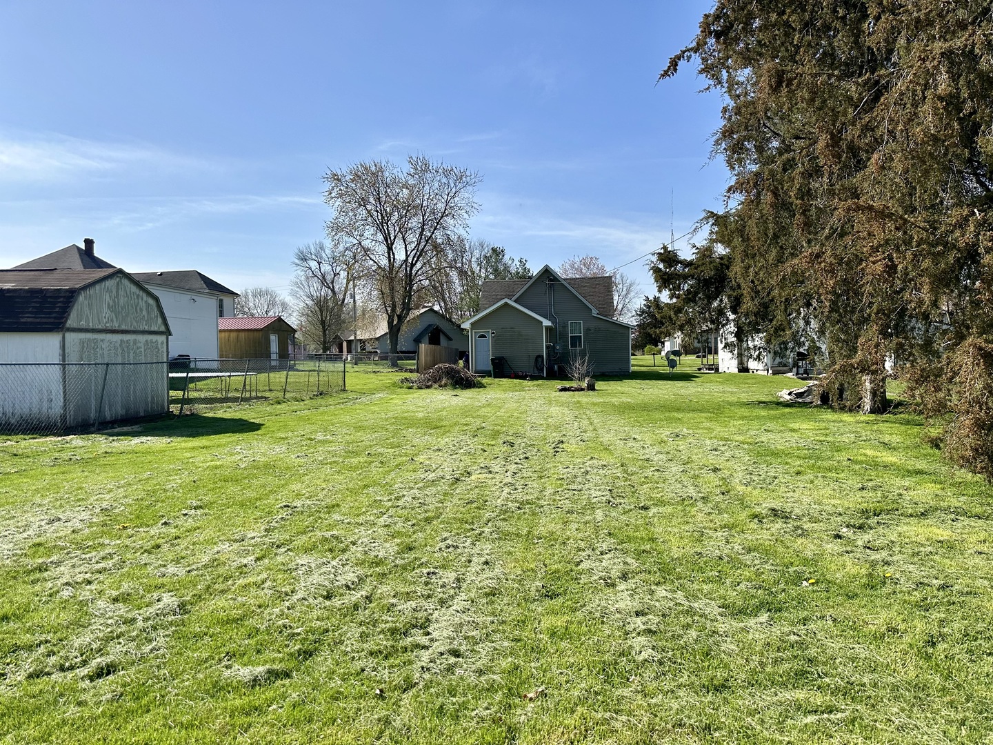 520 Maple Street Weldon, IL 61882 - Photo 11 of 11 a view of a house with a big yard and large trees