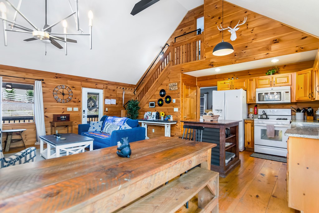 174 Seneca Way Ellijay, GA 30540 - Photo 12 of 36 a view of a living room and kitchen