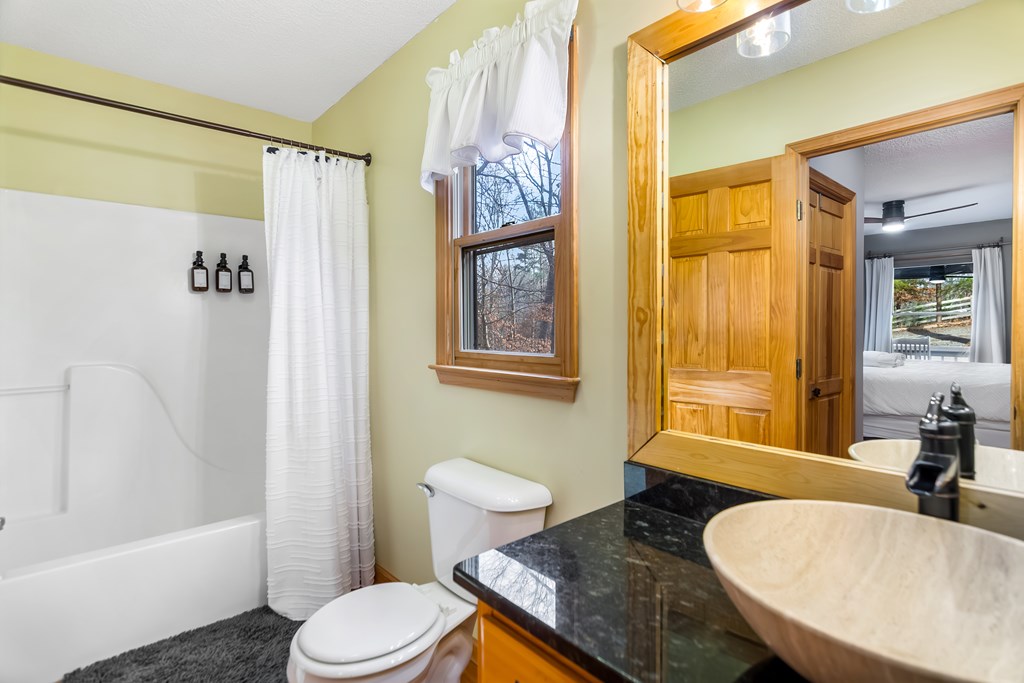174 Seneca Way Ellijay, GA 30540 - Photo 23 of 36 a bathroom with a sink toilet and bathtub