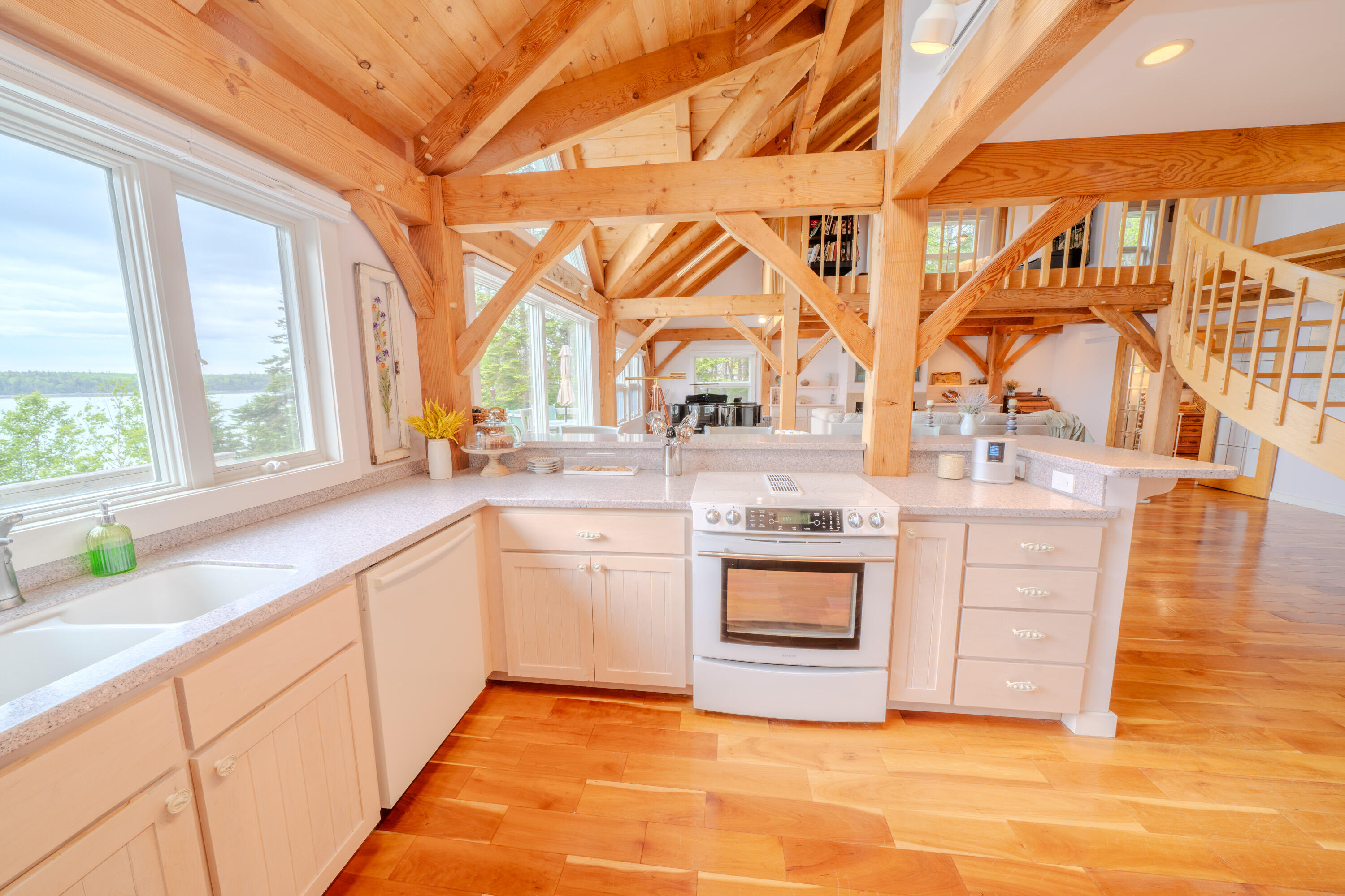 557 Yoho Head Road Machiasport, ME 04655 - Photo 51 of 136 HH-Kitchen to Great Room living areas -