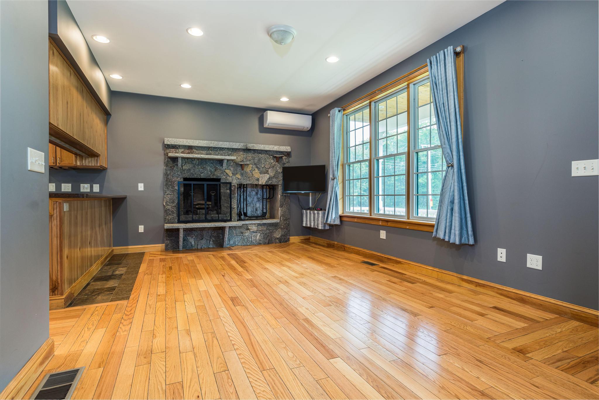 352 Kennebunk Road Sanford, ME 04073 - Photo 14 of 20 Living room wood burning fireplace