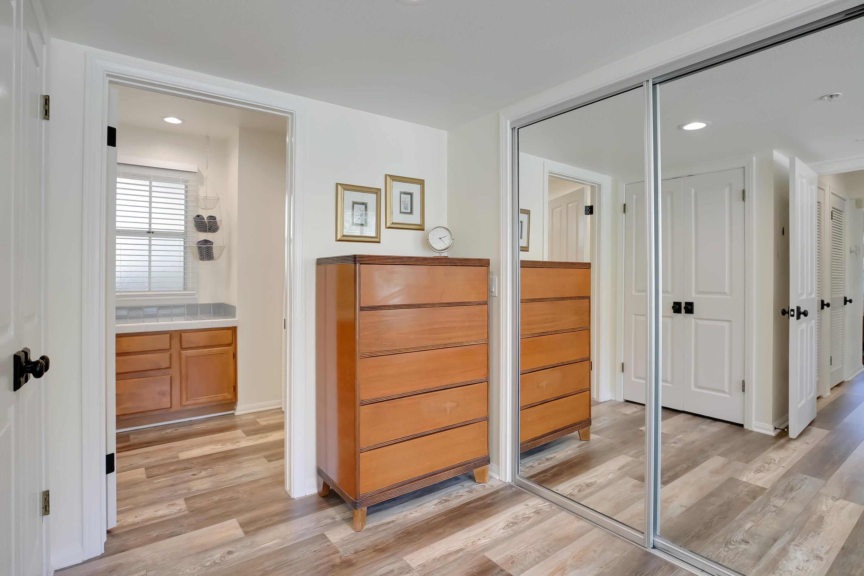 317 5th Street, Unit C Solvang, CA 93463 - Photo 12 of 24 a view of walk in closet and bedroom view