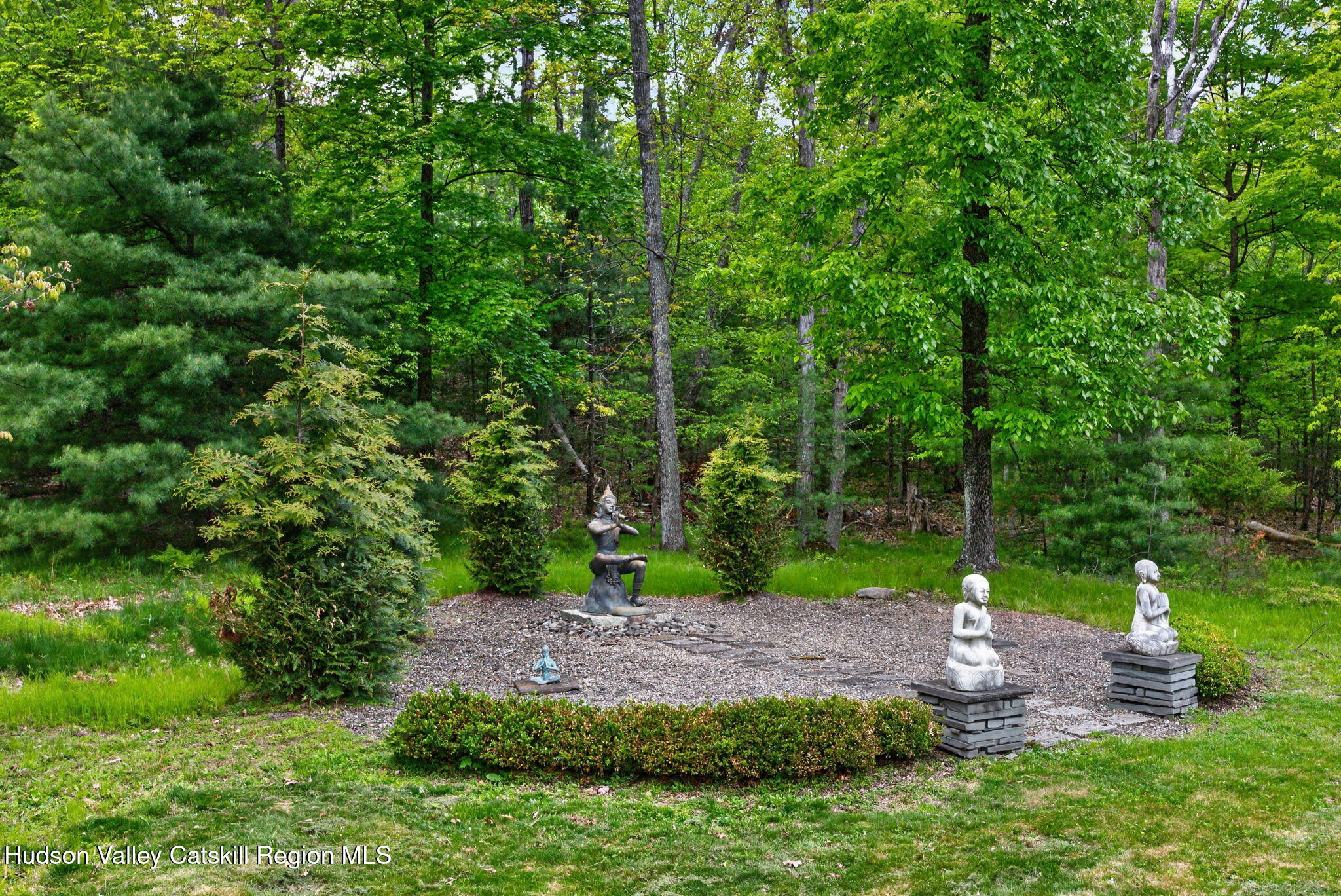 189 Bush Road Stone Ridge, NY 12484 - Photo 51 of 60 a view of a backyard with large trees