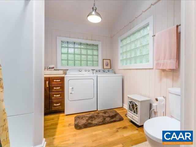 237 Westwood Road Stanardsville, VA 22973 - Photo 19 of 47 a view of a storage & utility room with washer and dryer
