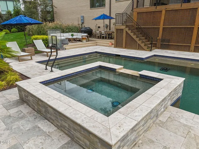 a house view with a outdoor space