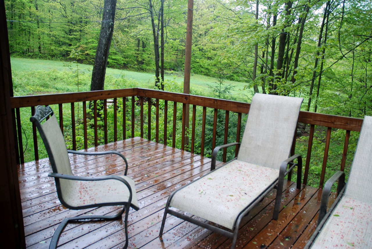 221 Judd Road Otis, MA 01253 - Photo 15 of 23 a view of a chair in wooden deck
