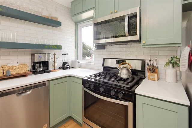 a view of a balcony with chairs