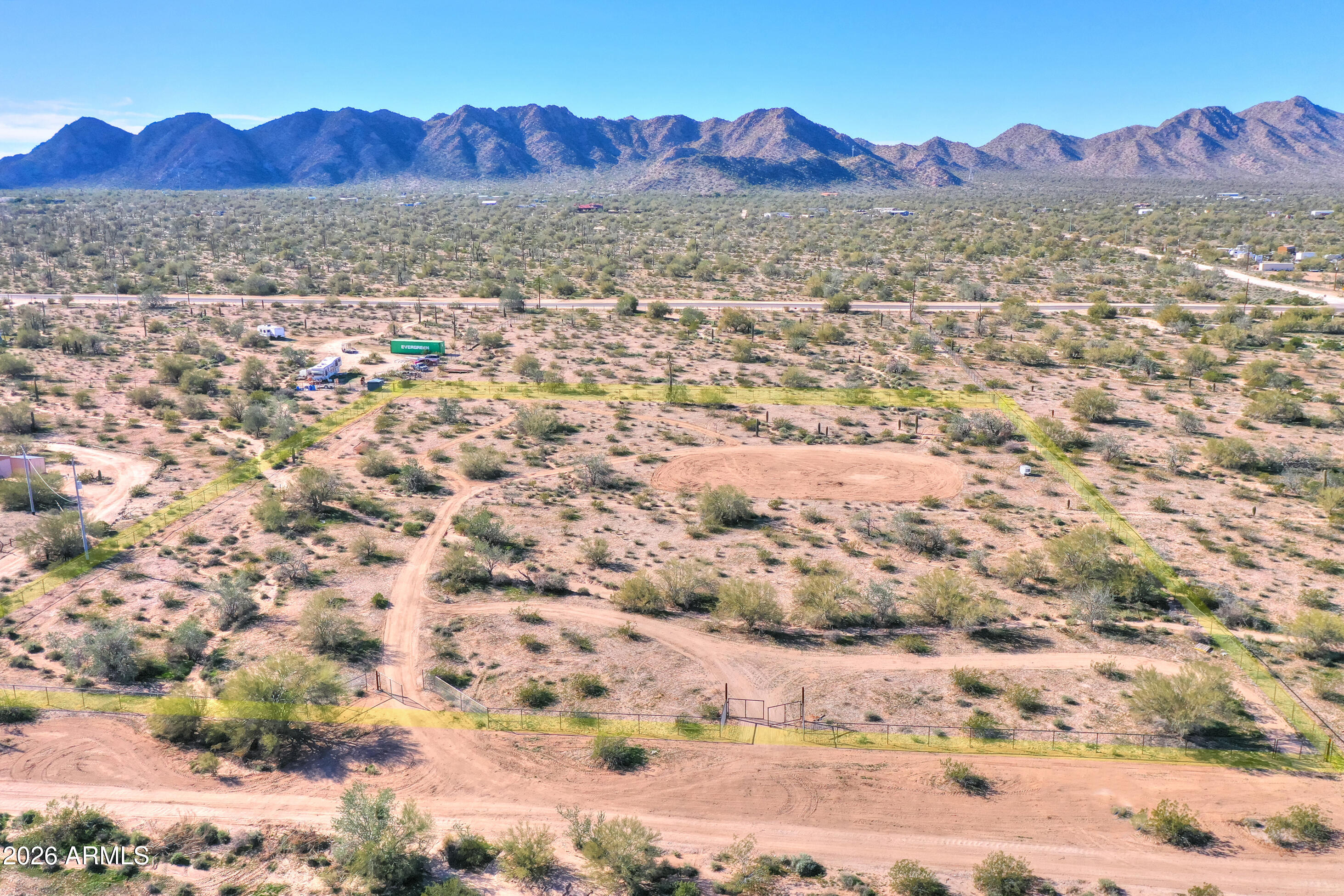 4 South Rincon Road, Unit 58 Maricopa, AZ 85139 - Photo 8 of 20 a view of a yard with a mountain