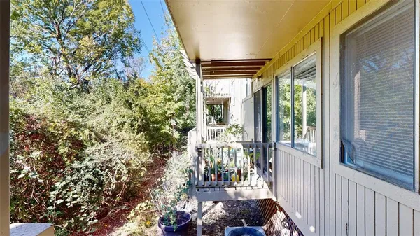 a view of outdoor space with seating area