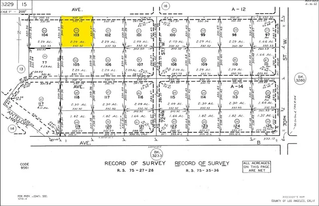 $54,000 | A12 And Vic 73rd Street West, Lancaster, CA 93536