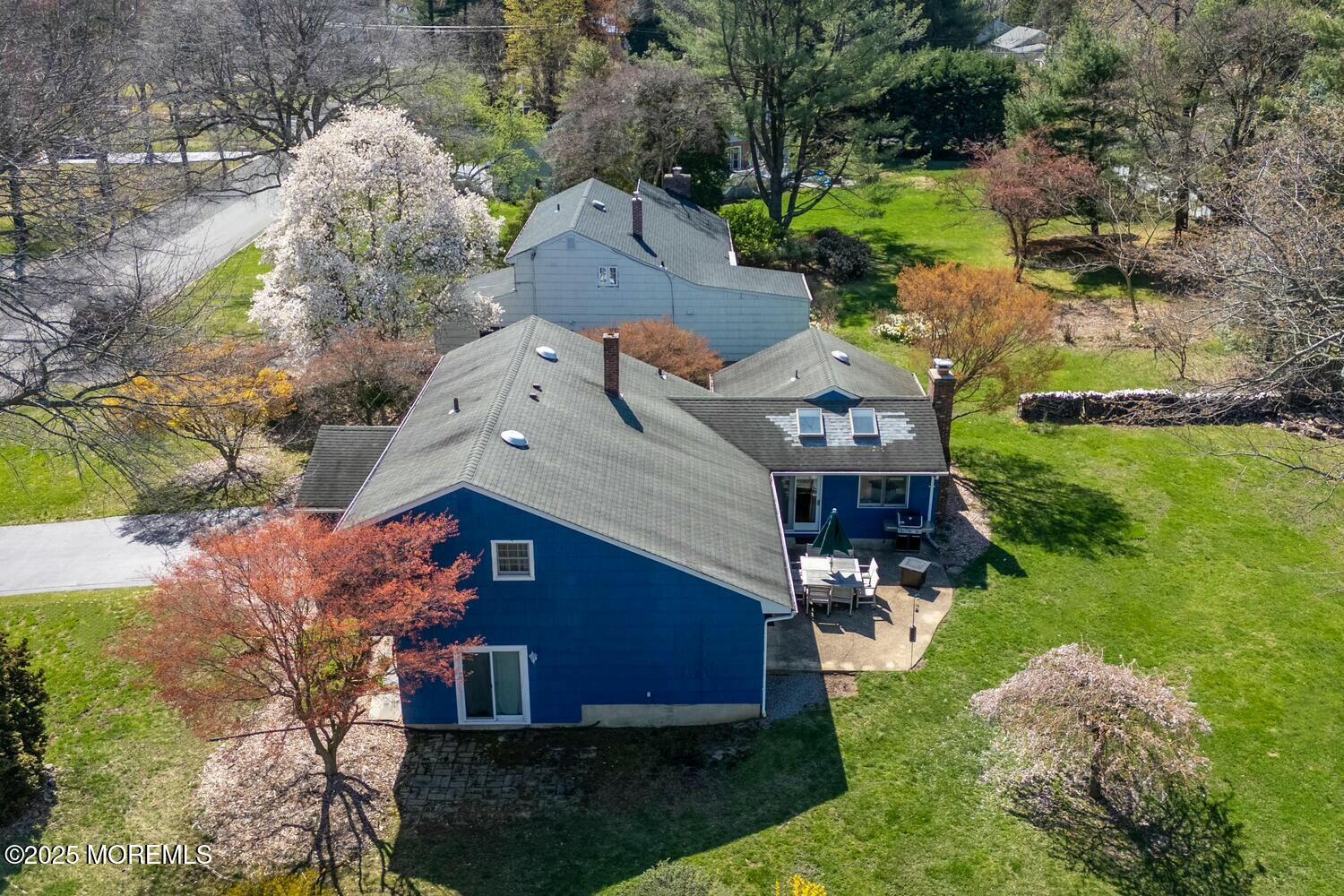 21 Judith Road Little Silver, NJ 07739 - Photo 3 of 48 an aerial view of a house with a garden