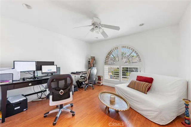 a workspace with a window