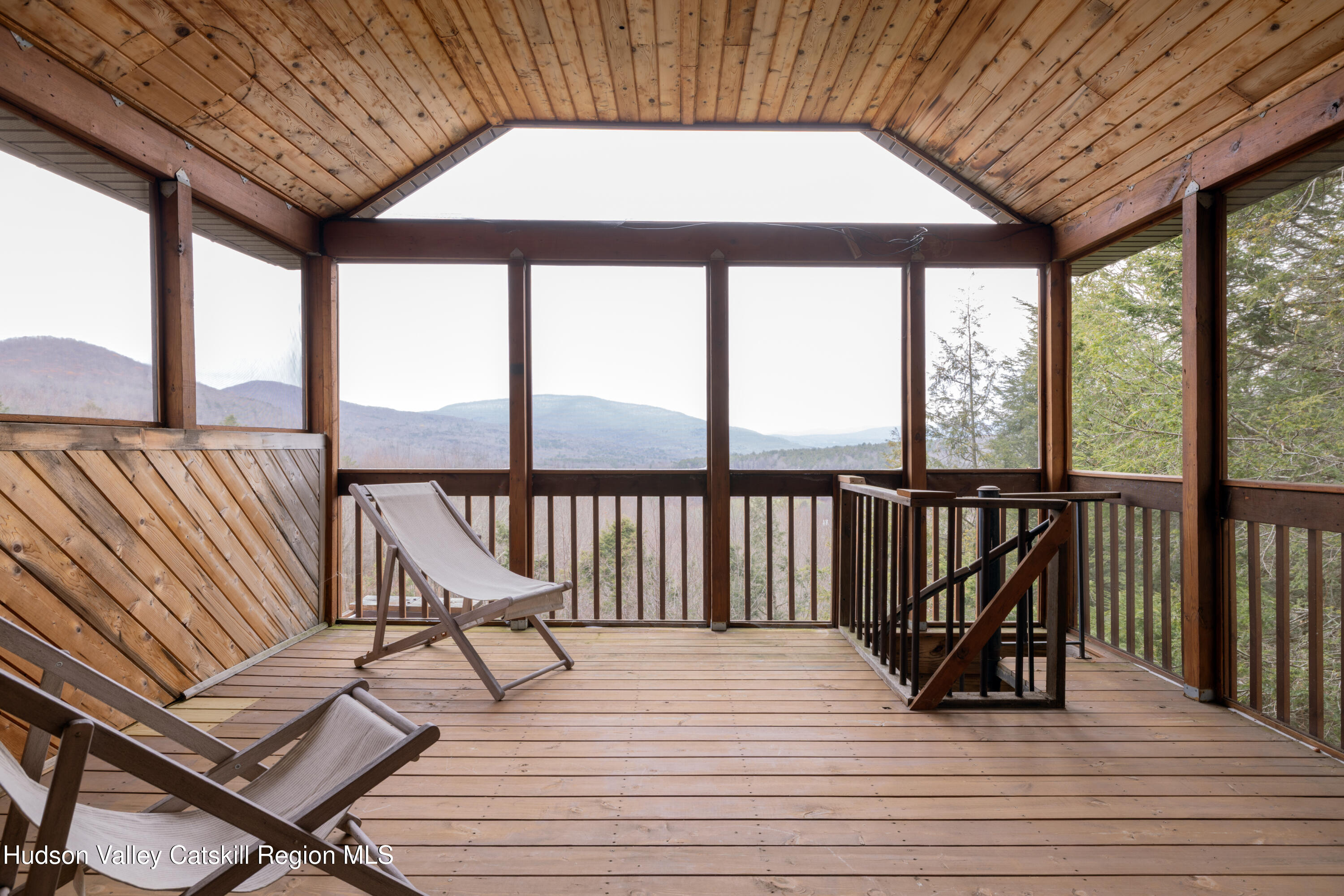 51 Barnum Road Windham, NY 12454 - Photo 35 of 41 a view of balcony with wooden floor