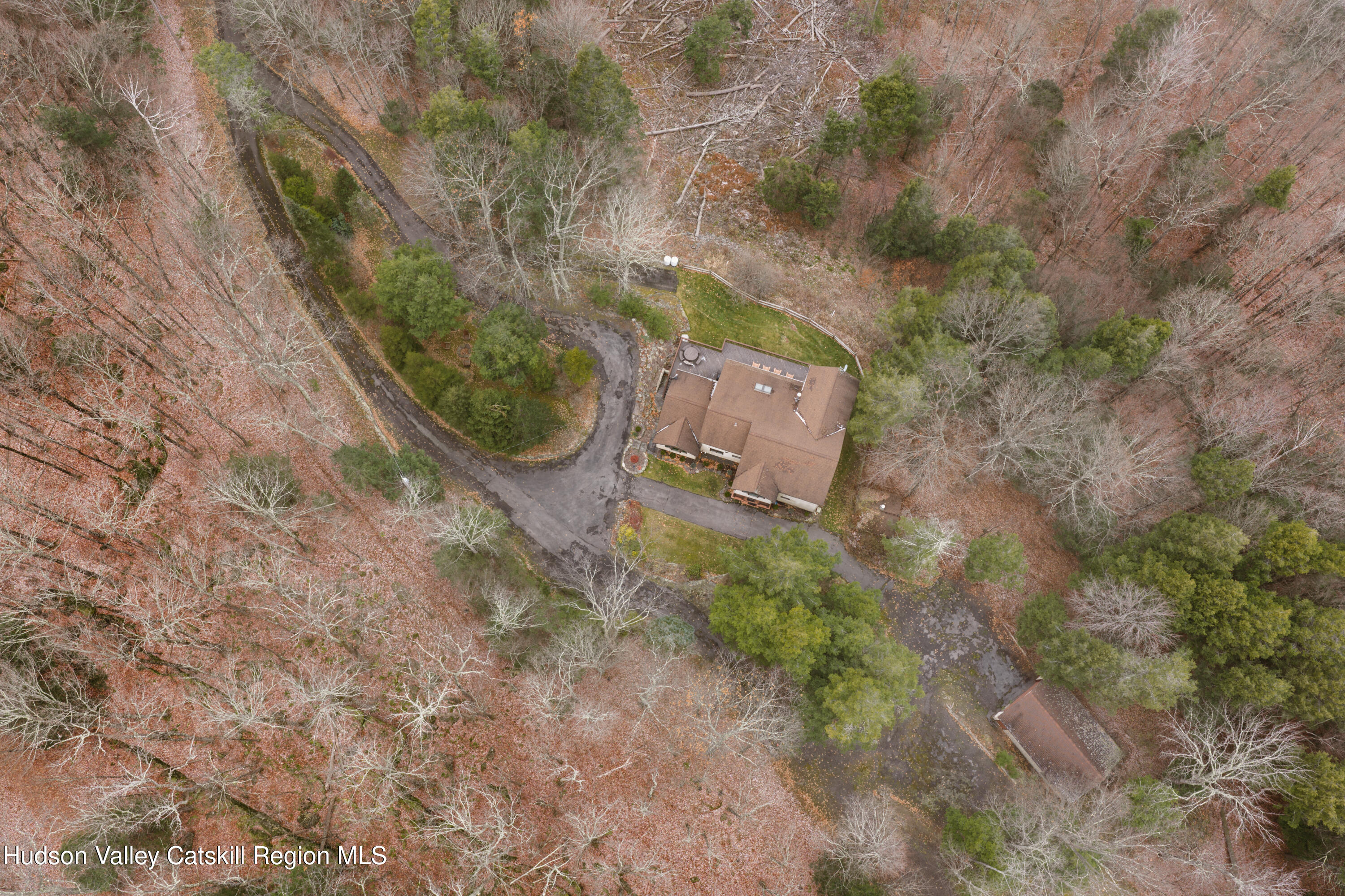 51 Barnum Road Windham, NY 12454 - Photo 37 of 41 a aerial view of a house with a yard
