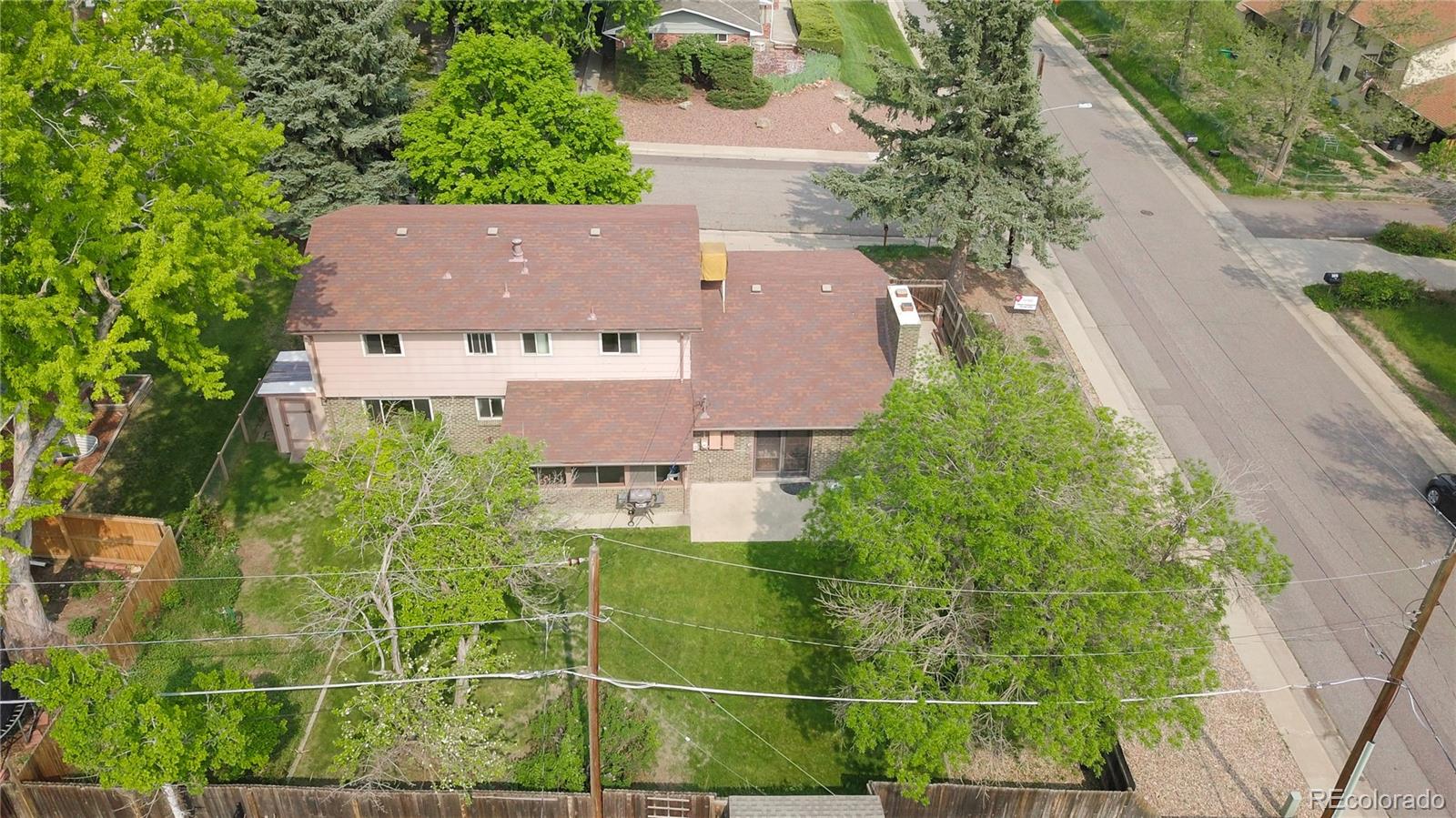 6001 Welch Street Arvada, CO 80004 - Photo 32 of 32 an aerial view of a house