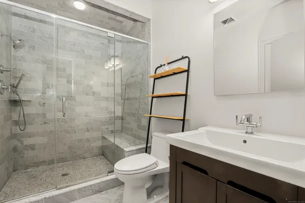 a view of a outdoor seating area with furniture