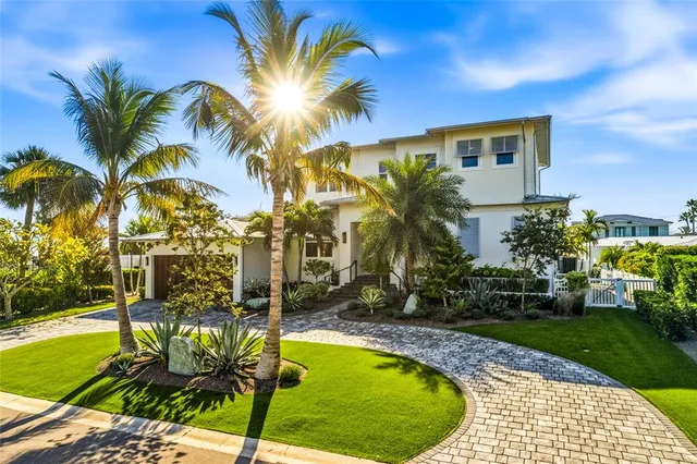 an aerial view of a building