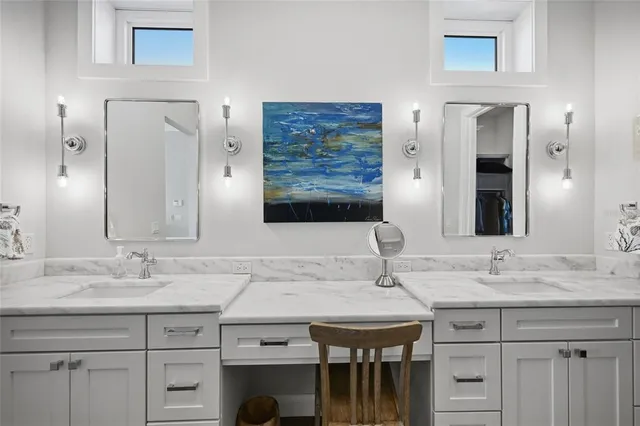 a house with river in front of it