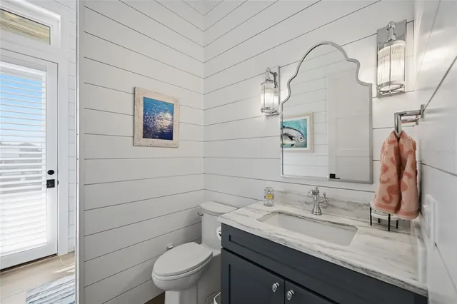 a garden view with a sitting space