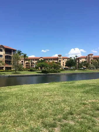 a view of building with lake view