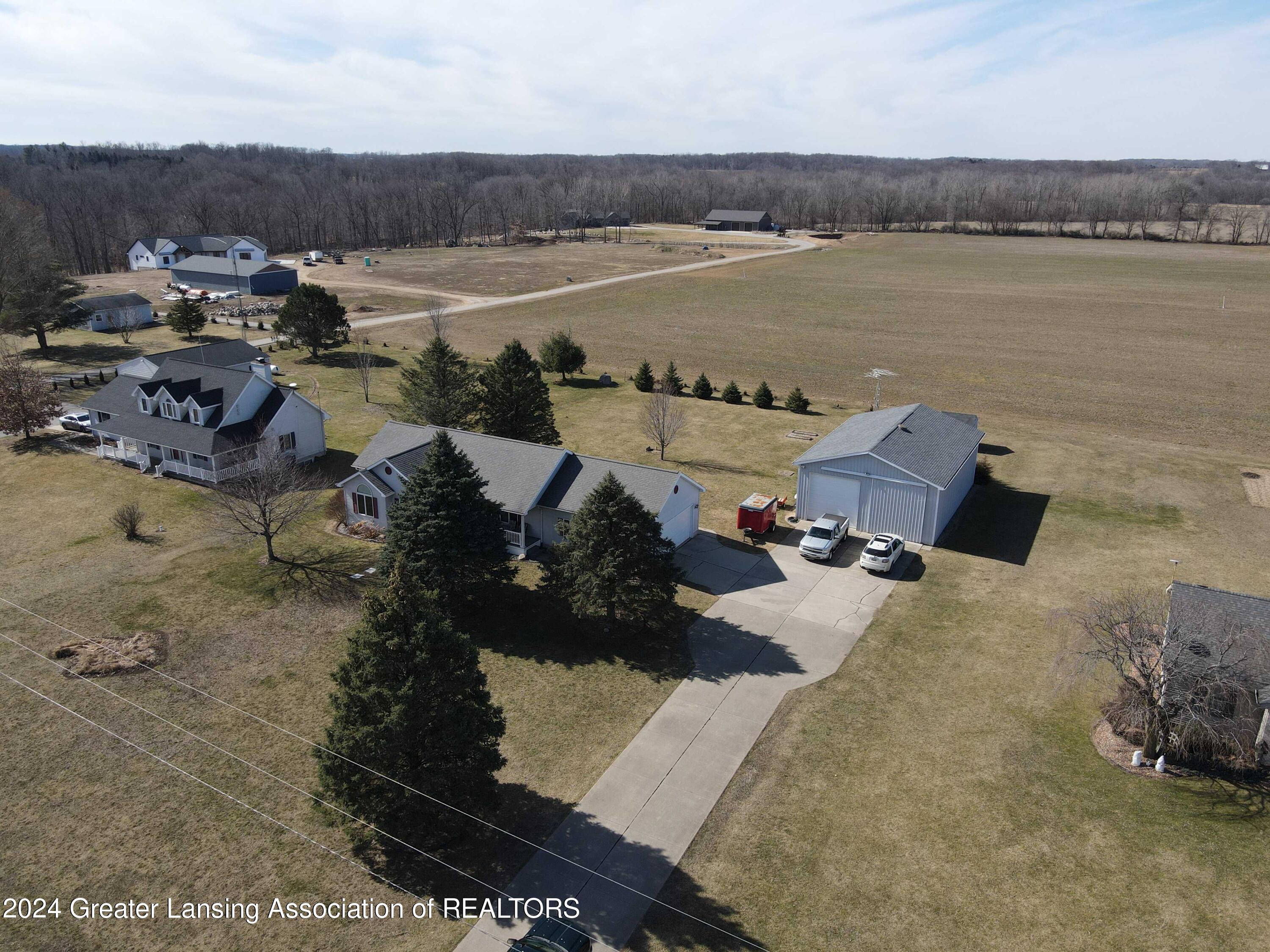 13222 South Grange Road Eagle, MI 48822 - Photo 34 of 38 Aerial