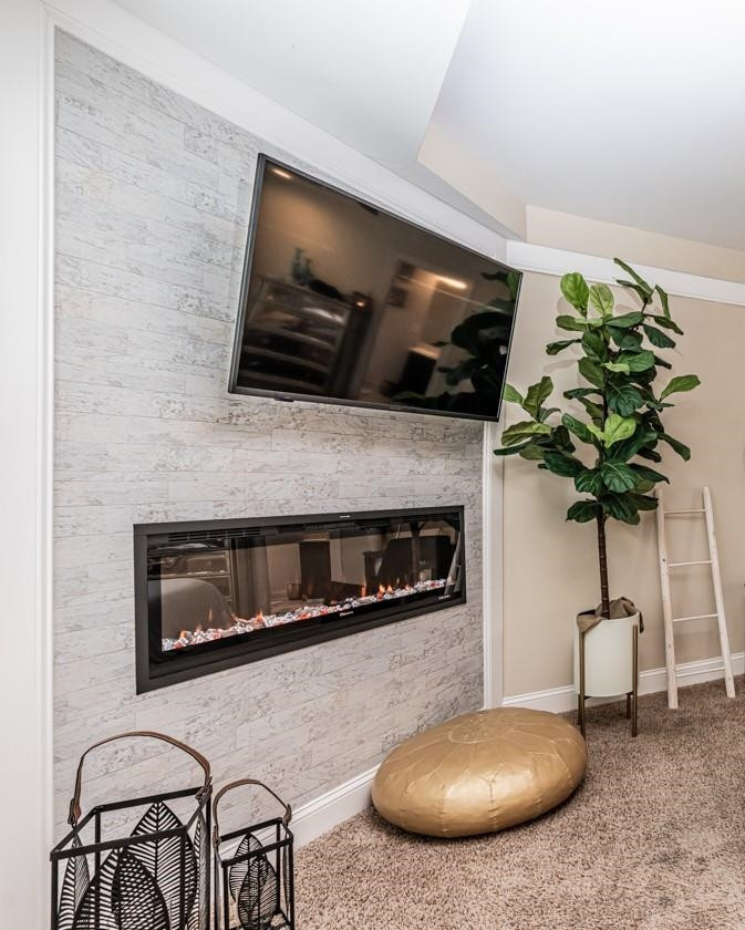 7659 Birchmoor Way Raleigh, NC 27616 - Photo 20 of 28 Master Bedroom Fireplace