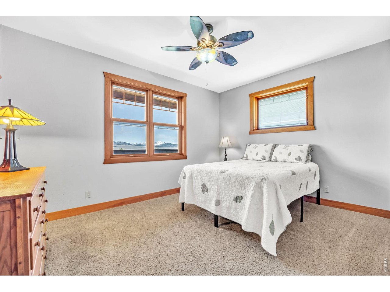 3237 Romnes Road Fort Garland, CO 81133 - Photo 35 of 42 a bedroom with a bed and a window