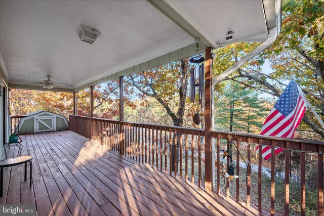 a view of deck with wooden floor and outdoor space