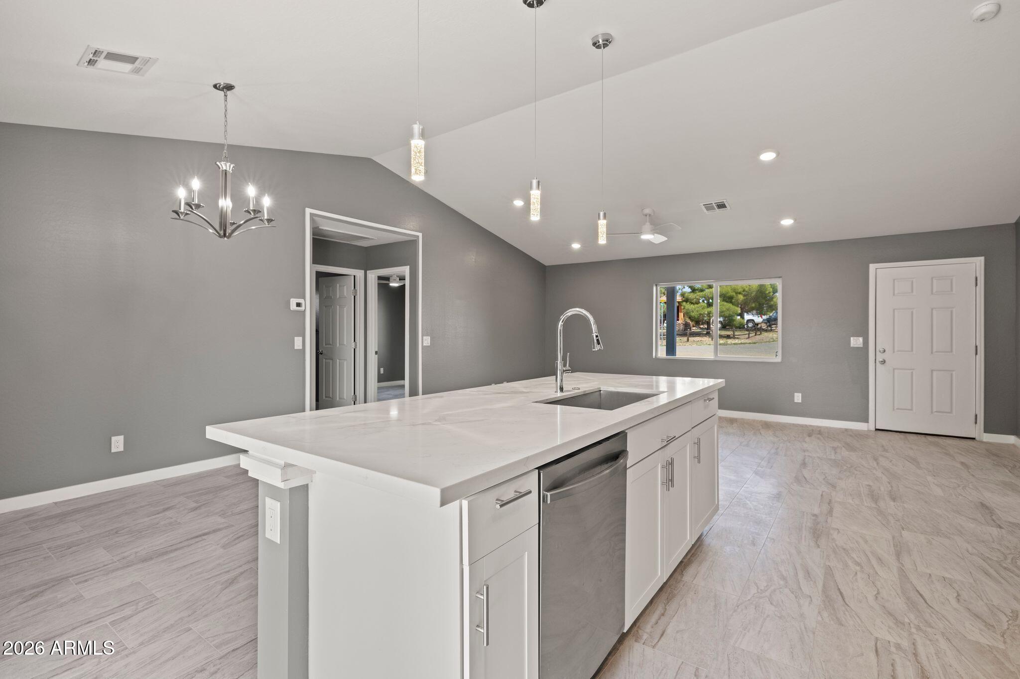 17933 East Bob White Road Mayer, AZ 86333 - Photo 15 of 30 a view of a kitchen counter space and a sink