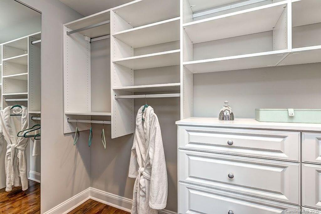 6127 Glenridge Road Charlotte, NC 28211 - Photo 23 of 24 a view of walk in closet with empty racks