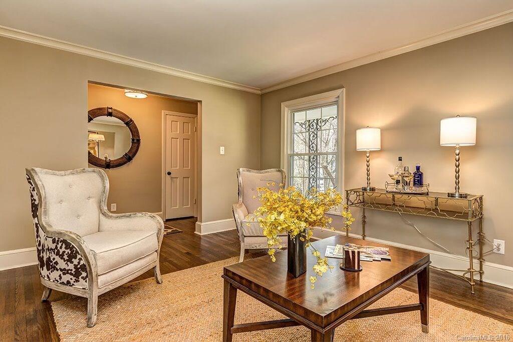 6127 Glenridge Road Charlotte, NC 28211 - Photo 7 of 24 a living room with furniture and a window
