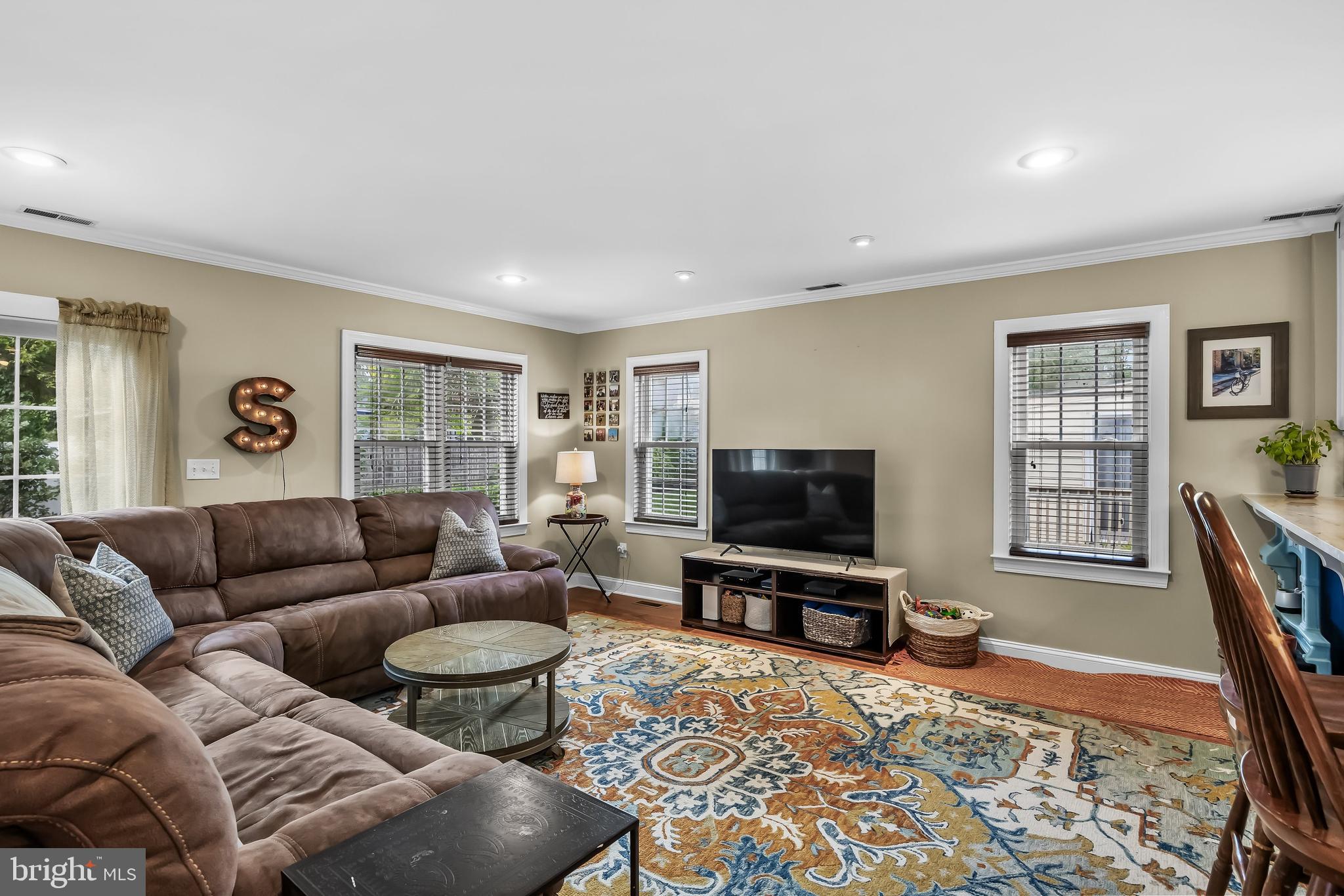 31 Wesley Avenue Cherry Hill, NJ 08002 - Photo 16 of 52 a living room with furniture a flat screen tv and a window
