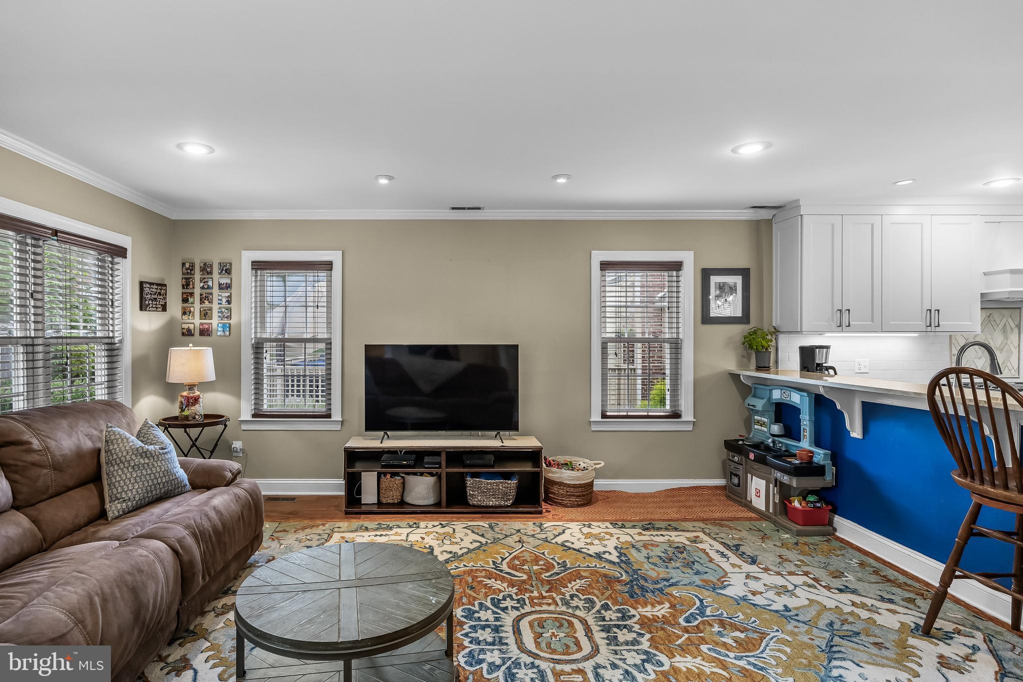 31 Wesley Avenue Cherry Hill, NJ 08002 - Photo 17 of 52 a living room with furniture and a flat screen tv