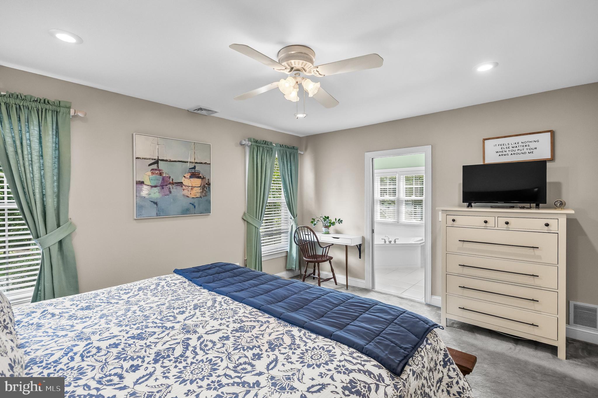 31 Wesley Avenue Cherry Hill, NJ 08002 - Photo 24 of 52 a bedroom with a bed and a flat screen tv