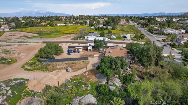 an aerial view of a
