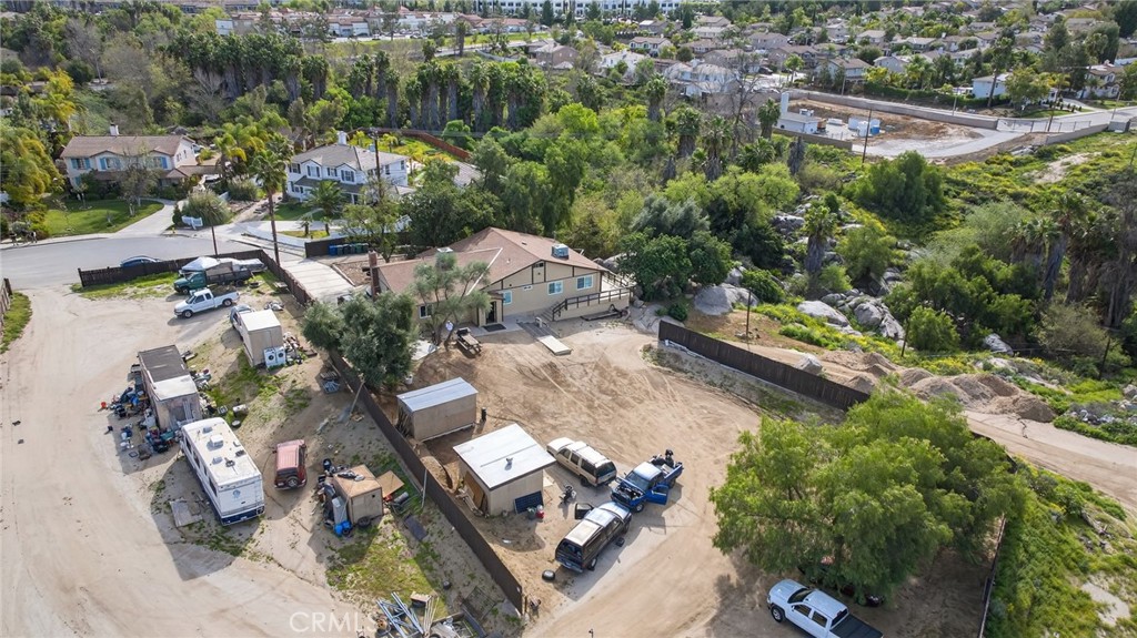 14435 Wood Road Riverside, CA 92508 - Photo 51 of 66 an aerial view of a house with a yard